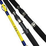 HFBIRDS 2021 New 1.6/1.7/1.9M Carbon Plug-in Offshore Boat Fishing Rod Casting/Spinning Lure Rod EVA Handle MH Fishing Rod