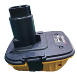 20V Battery Adapter DCA1820 For Dewalt 18V Tools Convert To 20V Lithium Battery For DC9096 DE9098 DE9096 With USB Port