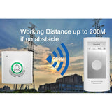 2.4G Wireless Intercom Doorbell Voice 2-Way Intercom Doorbell For Home Security Access Control System Intercom Doorbell