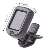 X5QF Digital Clip-on Electric Tuner for Guitar Chromatic Bass Violin Ukulele Foldable Tuning Device Musical Instrument Kit