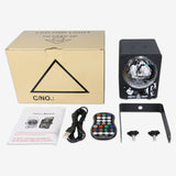 WUZSTAR DJ Disco Lights RGBW Laser Projector Sound light LED Party Lamp Stroboscopes Stage Lighting Effect for Club Wedding Show