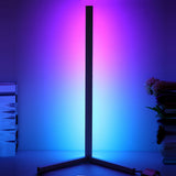 RGB Corner Floor Lamp Modern Simple WiFi App Control Light with Remote Control Atmosphere Lamp Indoor Standing Light Dropship