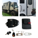 RV Keyless  Lock, Black Remote Control Lock Latch Handle Keyless Entry Keypad, Key Fobs Replacement  for Boat Motorhome