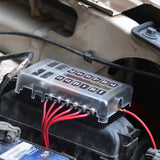 Plastic Cover 6 Ways 12 Ways Blade Fuse Block 12V 24V Fuse Box Holder With LED Indicator Light For Auto Car Marine