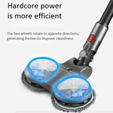 Electric Wet Dry Mopping Head for Dyson V7 V8 V10 V11 Replaceable Parts with Water Tank Mop Head Mop Pads Water Cup