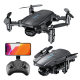 Mini Drone 4K 1080P HD Dual Cameras WiFi Fpv Air Pressure Altitude Hold Black And Gray Foldable Quadcopter with Camera RC Dron