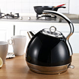 Electric Kettle 304 Stainless Steel Quick-Burning Water Boiler Hot Water Pot Household Kitchen Appliances