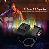 Cherub GT-4 G-Tone 3-Band EQ Equalizer Acoustic Guitar Preamp Piezo Pickup LED Tuner and volume (VOL) control