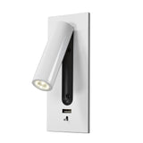 ZEROUNO bedroom Wall Lamp LED Home interior Reading Lighting hotel heaboard 3W book led wall bed USB bed side lighting modern