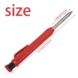 2Pcs Carpenter Mechanical Pencils 18Pcs Pencil Leads Carpenter Architect Working Tool For Drawing Making Scribbling