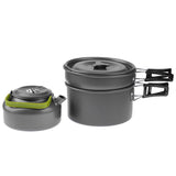Portable Ultralight Outdoor Tableware Aluminum Alloy Camping Cooking Coffee Pot Teapot Hiking and Picnic Camping Tents Accessory