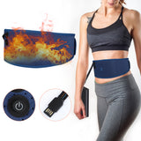 3 Gear Adjustable Waist Hot Compress Far Infrared Electric Heating Therapy Back Waist Support Belt Brace Massage Health Care