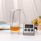 2022.Tp700 Digital Remote Wireless Food Kitchen Oven Thermometer Probe For BBQ Grill Oven Meat Timer Temperature Manually Set