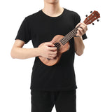 Zebra Spring 21 Inch 15 Frets Mahogany Soprano Ukulele Guitar Sapele Rosewood 4 Strings Hawaiian Guitar Musical Instruments