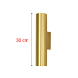 Led wall lamps indoor hotel bedside COB 12W golden wall light bedroom stair wall sconces golden decorative modern wall lamp