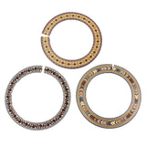 3 Pieces Wood Acoustic Classical Guitar Soundhole Rosette Inlay Guitar Decor