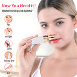 Electric Hair Shaving Device Perfect Hair Removal Lipstick Shape Female Facial Epilator Painless Safety Female Body Facial Tools