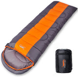Camping Sleeping Bag, Lightweight 4 Season Warm & Cold Envelope Backpacking Sleeping Bag for Outdoor Traveling Hiking
