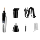 3in1 rechargeable nose trimmer beard trimer for men ear cleaning eyebrow nose hair trimmer for nose and ear shaver hair removal