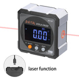 Goniometer Electronic Digital Protractor Inclinometer IP54 Grade Measurement Data Hold Function 2-way Laser Inclination Box