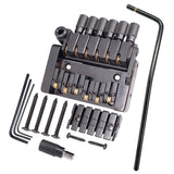 Guitar Tremolo Bridge Tailpiece Roller Saddle Headless Guitar Parts Accessories