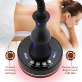Electric Massage Brush Vibrating Hot Compress Scraping Dredge Meridian Collaterals Infrared Heating Body Shaping Beauty Tool
