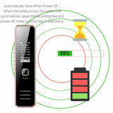 Rechargeable voice recorder HD dual microphone noise reduction remote voice recorder MP3 player professional concealment