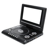 9.8 Inch Portable Home Car DVD Player VCD CD Game TV Player USB Radio Adapter Support FM Radio Receiving-EU Plug
