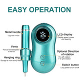 Professional 35000RPM Nail Machine Manicure Machine Electric Nail Drill Machine Electric Nail File Rechargable For All Gel