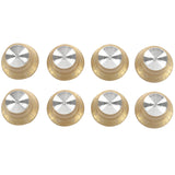 8X Set Gold Top Hat Knob for Gibson for Les Paul Gold Foil Button