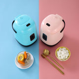 220V Mini Portable Electric Rice Cooker Non-stick Inner 1.2L Multifunctional Electric Cooking Machine EU/AU/UK/US Plug