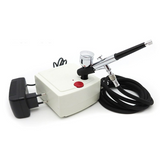 1Set Air Compressor Kit Paint Nail Art Spray Gun Cake Air Brush Tattoo Micro air pump With Fountain pen Low Noise