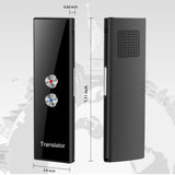 NEW T8 PRO Instant Voice Translators Mini Portable Intelligent Interpreters Real Time Voice 68 Languages Wireless For Travelling