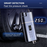 YANTU 150 PSI Tire Inflator, Portable Electric Air Compressor for Cars,120W Tire Pump with Digital Display,Auto Shut Off