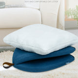 New Foldable Dog Cat Bed Non-slip Pet Kennel Soild Color Kitten House Indoor Enclosed Sleeping Cats Cave Bed for Small Dogs Tent