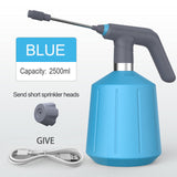 2.5L Electric Plant Mist Spray Bottle Automatic Garden Watering Can Water Sprayer Sterilization Car Wash Dropshipping