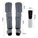 Air Pressure Leg Massager Hot Compress Pressotherapy Cellulite Massage Promote Blood Circulation Leg Shaper Beauty Slimming Tool