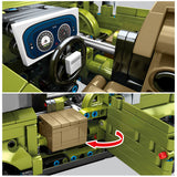 City High-Tech Off-Road Vehicle Defender Model Assemblage Building Blocks Creativity MOC SUV Brick Toys For Boys Birthday Gifts