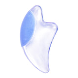 Gua Sha Massage Stone Gua Sha Scraper Board Luminous Crystal With Silicone Facial Cleansing Brush For Facial Tightening Care