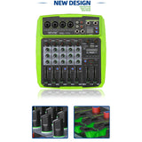 Wenyanwen 6-Channel Mixer Conference o USB Bluetooth Reverb o Processor Live Broadcast with Sound Card