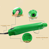 Hot Air Tools Shrink with Stand for DIY Embossing and Drying Paint Multi-Purpose Electric Heating Nozzle US Plug