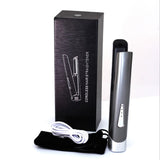 HA-Life Hair Straightener Curler 2 in 1 Travel Cordless Mini Flat Iron Styler Wireless USB Charging Hair Curling Iron Portable