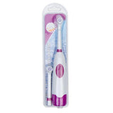 1 Set Electric Toothbrush With 2 Brush Heads Battery Operated Oral Hygiene No Rechargeable Teeth Brush For Children