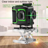 12 Lines 3D Green Laser Levels Self Leveling 360 Horizontal and Vertical Cross Super Powerful Green Laser Beam Line