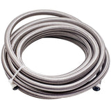 6AN AN6  5M 16FT PTFE Stainless Steel Braided Fuel Gas Oil Line Hose Assembly kit 0+45+90+180 degree+10 pcs End Fitting Kit