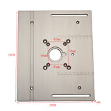 Router Table Insert Plate For Woodworking Benches Table Saw With Miter Gauge Guide Aluminium Profile Fence Sliding Brackets