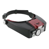 LED Head-mounted Watch Maintenance Magnifying Glasses For Reading Optivisor Magnifying Glass Loupes Jewelry Watch Repair Tool
