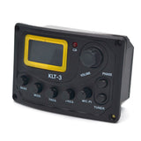 4 Band EQ Equalizer KLT-3 Acoustic Guitar Bass EQ Preamp with Digital Tuner Guitar Pickup