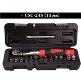 1/4"2-24Nm Torque Wrench Professional  Bicycle Bike Torque Wrench Allen Key Tool Socket Spanner Set Kit Cycling Hand Tool Set