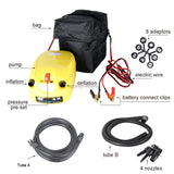 GP-80 500L/min Electric Pump for Inflatable 12V Electric Pneumatic Pump Pneumatic Tube Diameter 20MM Maximum Pressure 80KPa